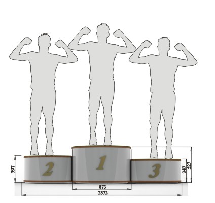 Пьедестал почета чертеж